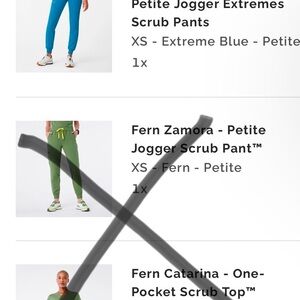 Figs Scrubs -multiple pairs available, read description, ones with X unavailable